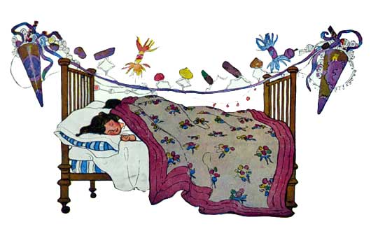 Christmas bed