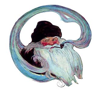 Christmas St Nicholas with beard