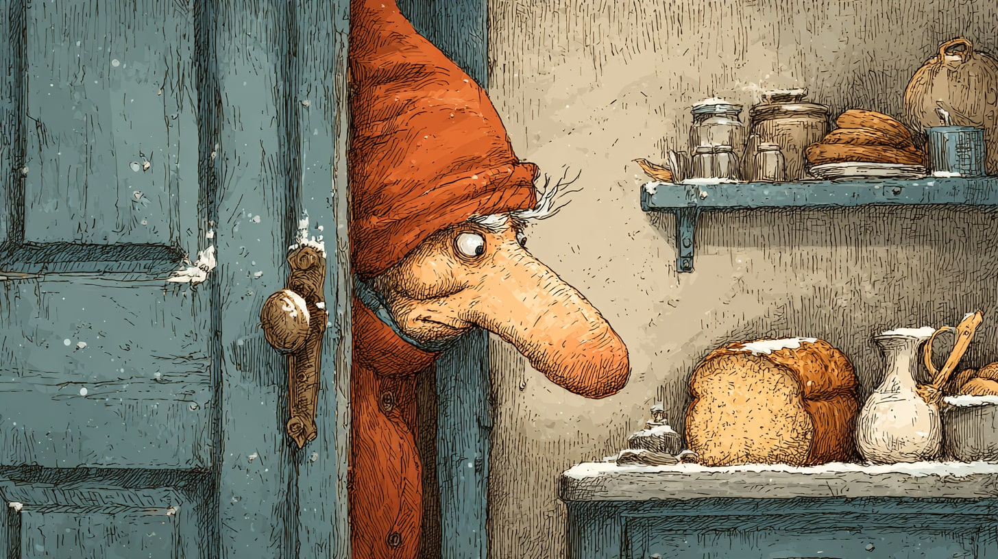 Doorway Sniffer Gáttaþefur Yuletide Lad