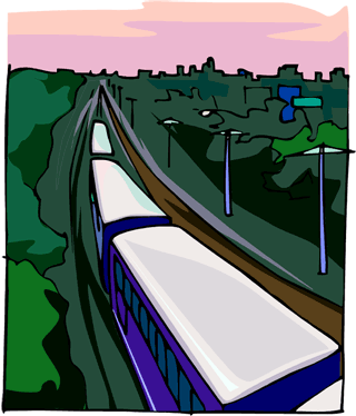 Train across Siberia