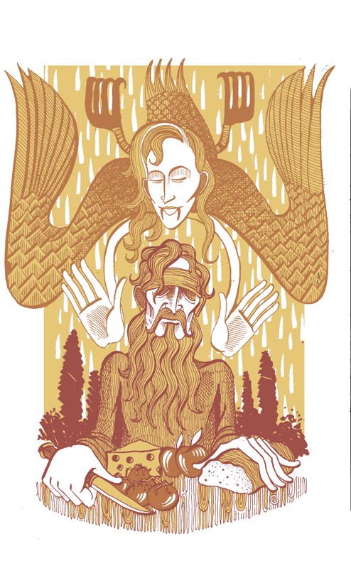 The Harpes torment Phineas the Bethynian