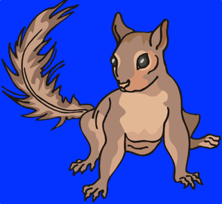 Secret Garden Squirrel