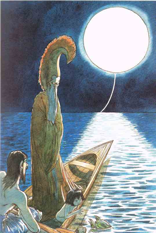 the Fisherman, his daughter, the Crab that Played with the Moon