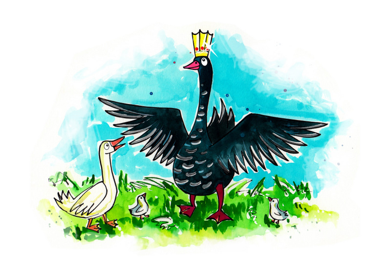 Queen Sadie the Swan