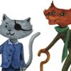 Pinocchio fox and cat