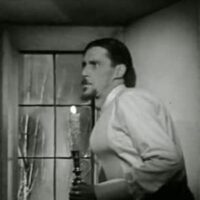 Barrymore with candle