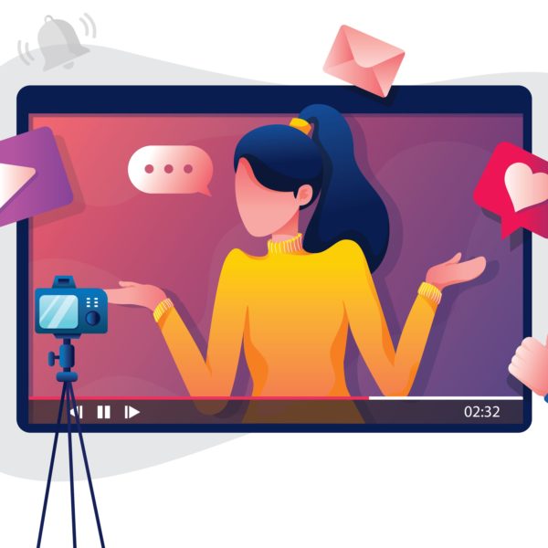 video blogger