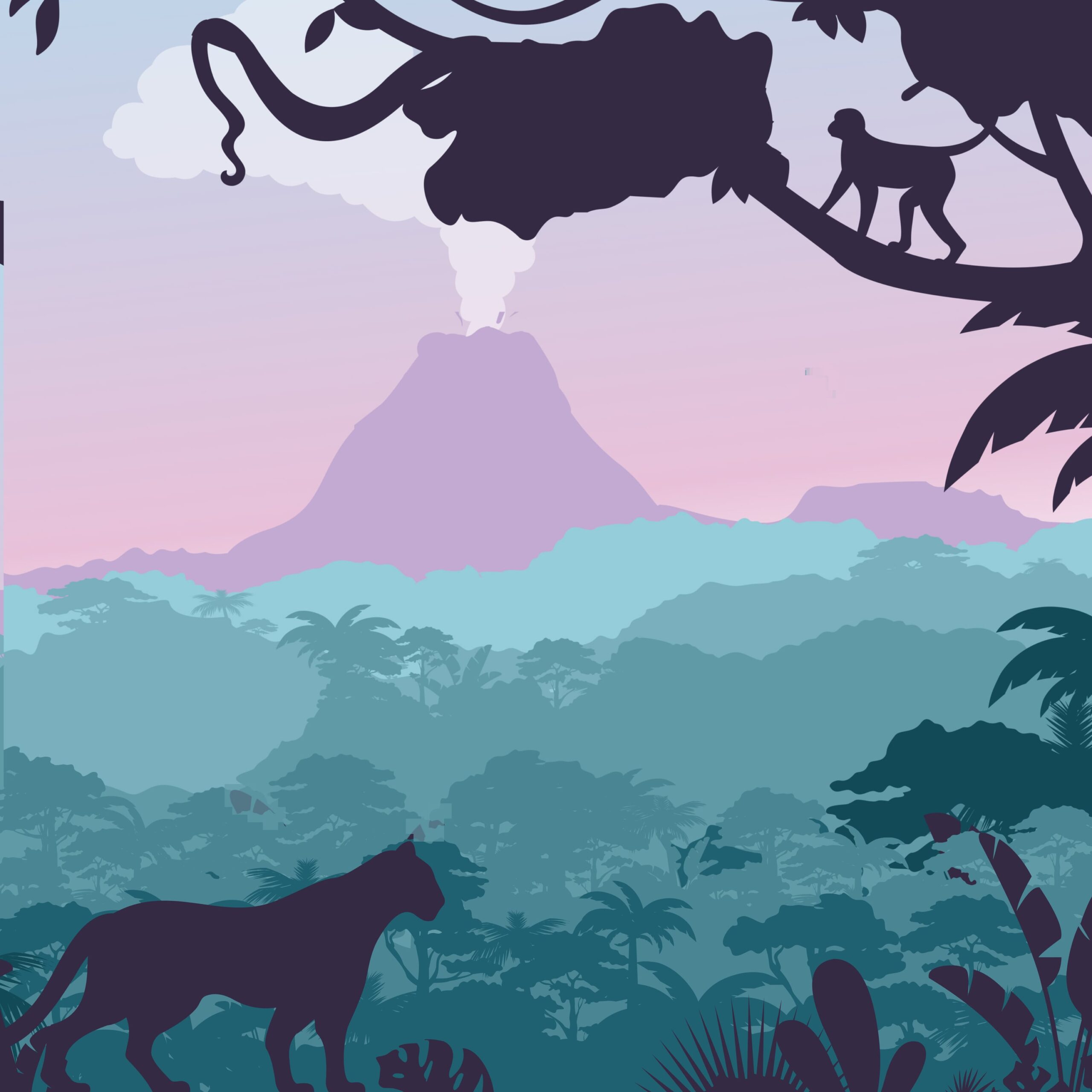 jungle book panther monkey