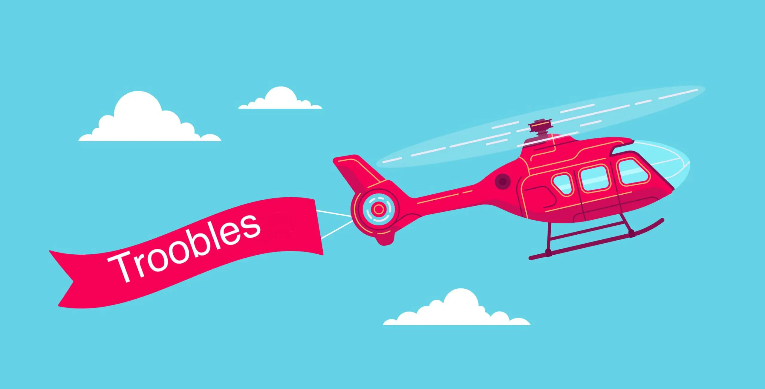 The Troobles Helicotpter