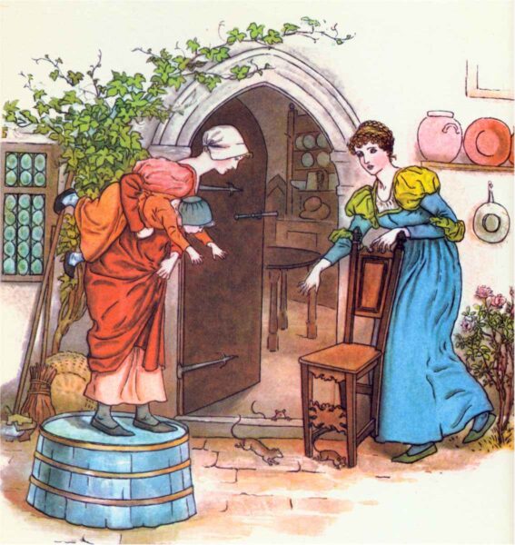 standing on barrel to avoid rats