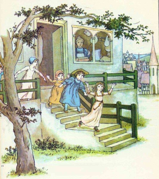 children leave house