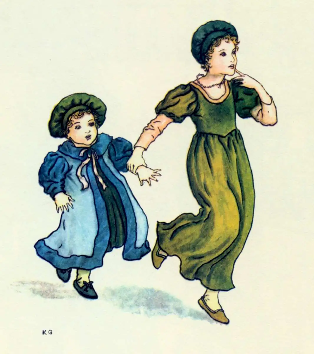 mother and daughter run