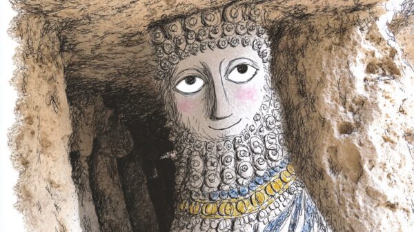 The merchant of Palmyra landscape