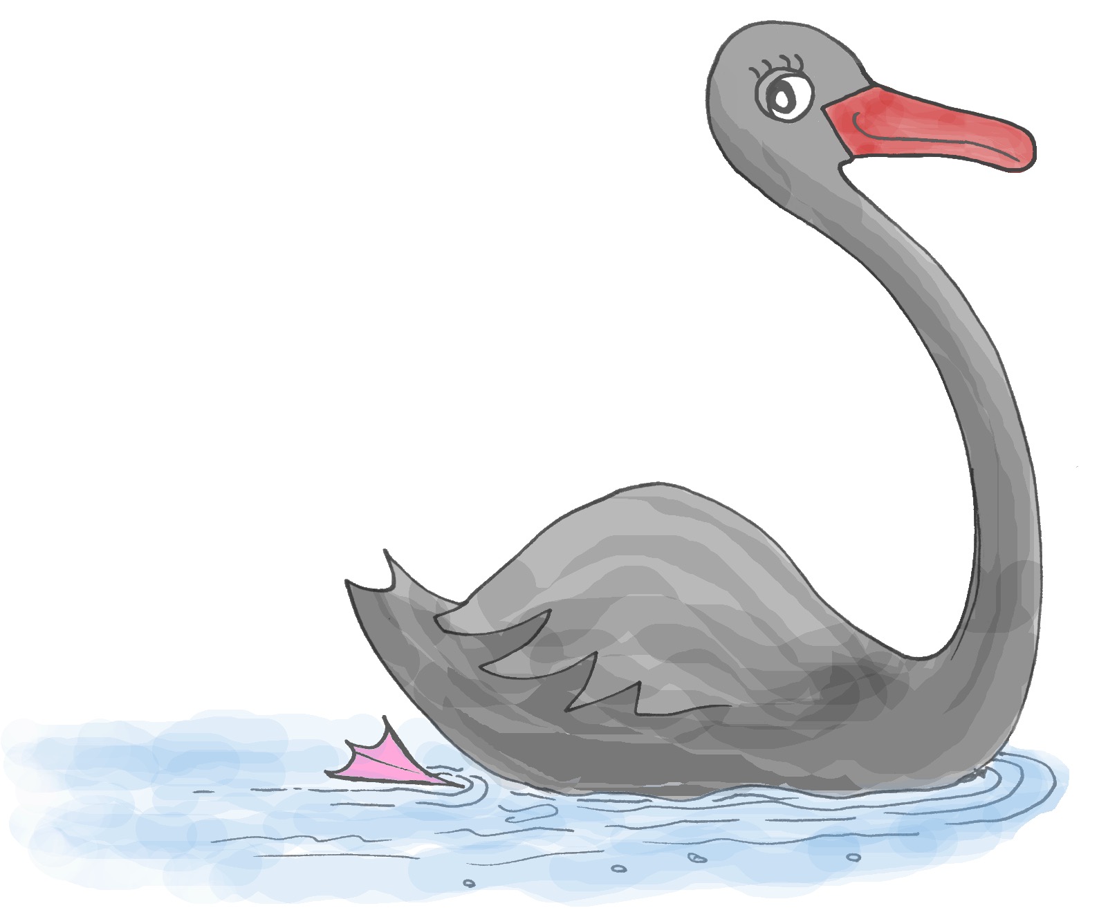 black Swan smiles