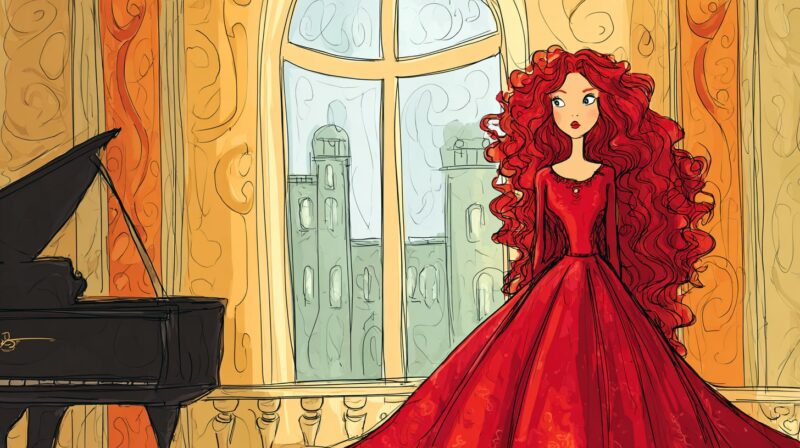 Fox Princess inside palace