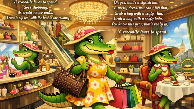 A Crocodile Goest Shopping