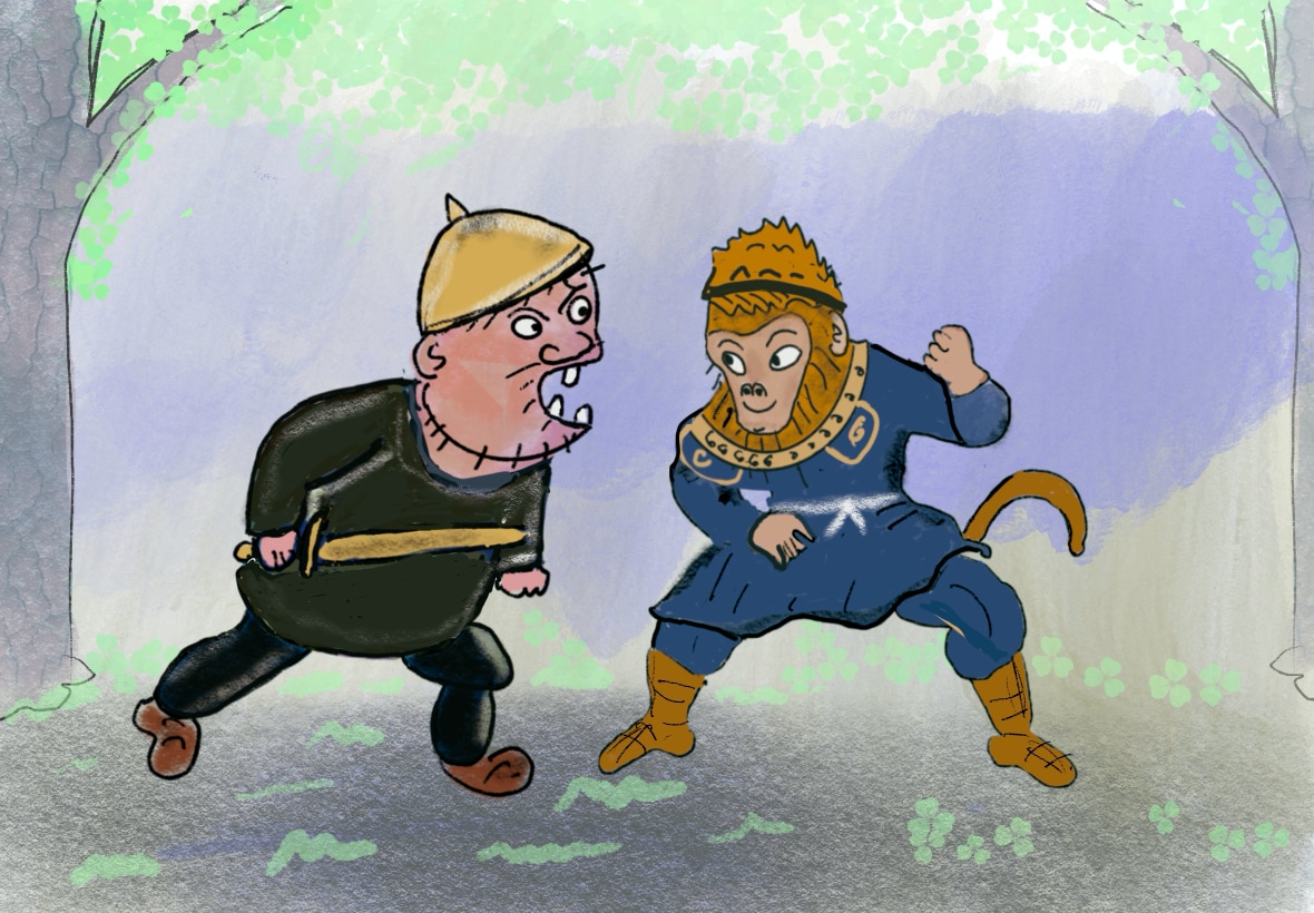 Bandit and Monkey, Sun Wukong