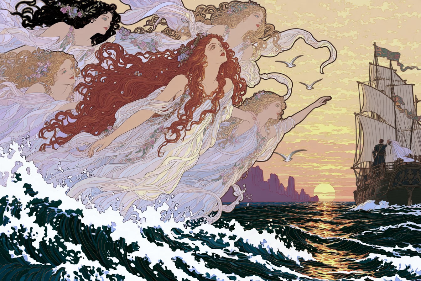 little mermaid ascends